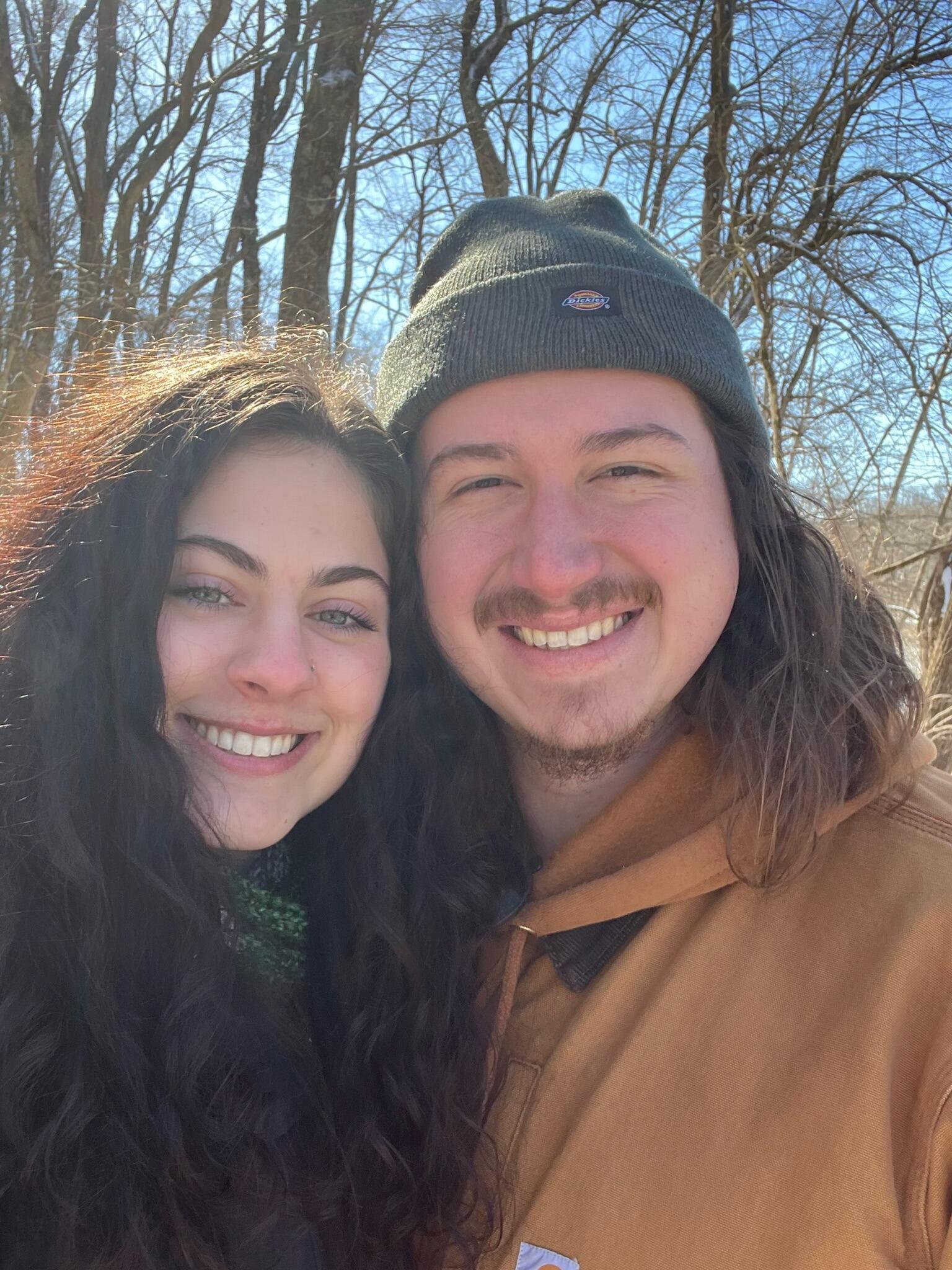 Winter hikes are our favorite, especially on snowy days! 