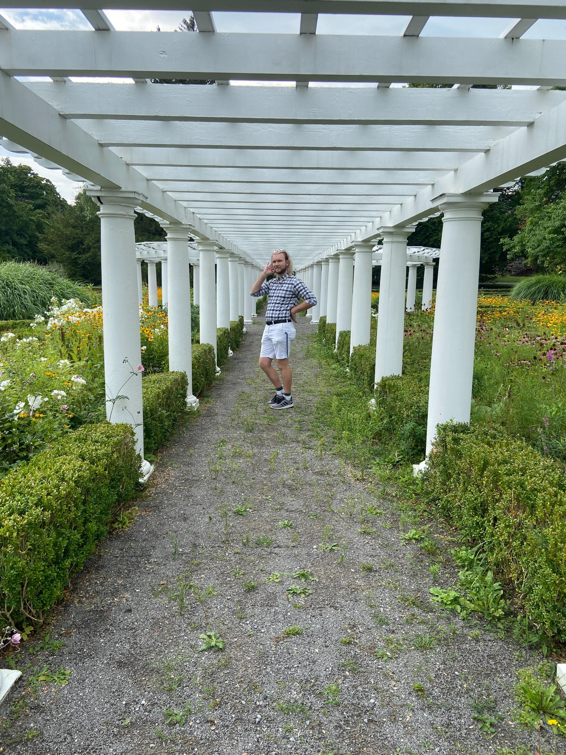 A trip to Sonnenberg. They had no idea at the time that they would return to take their engagement photos here!