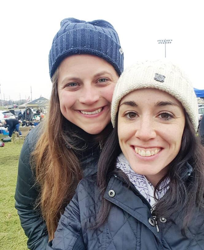 Emily invited Amber to spend the afternoon tailgating at Purdue with some friends!