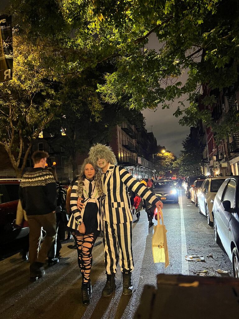 Costumes in Manhattan from Beetlejuice