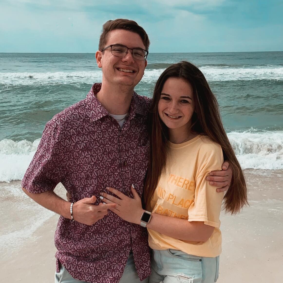 From there, their relationship grew, and they went on their first mission trip together and also where they told each other I love you for the first time.