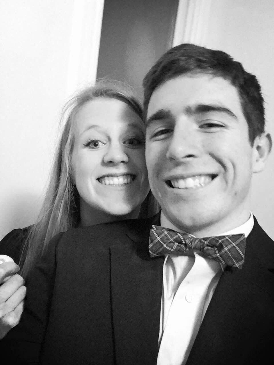 All dressed up for a night out