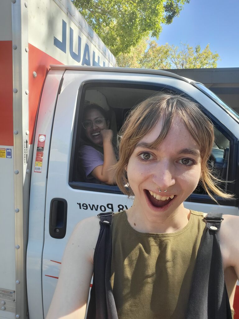 We moved in together! It took a lot of culling to squeeze into our tiny 1b1b apartment, but we made it work!