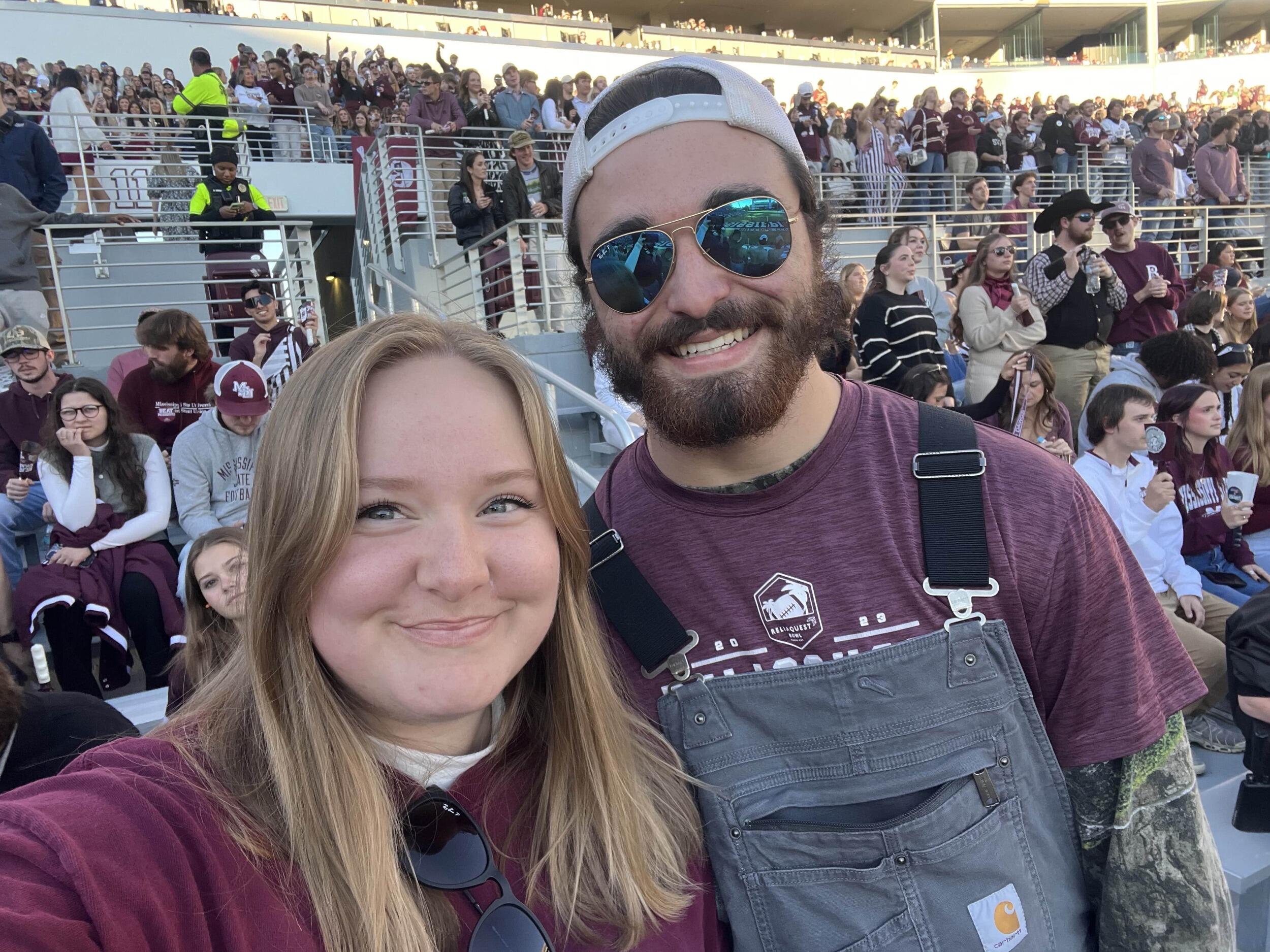 Gameday! (Brayden met with Emily's parents secretly the day before to discuss proposing! 🤫)