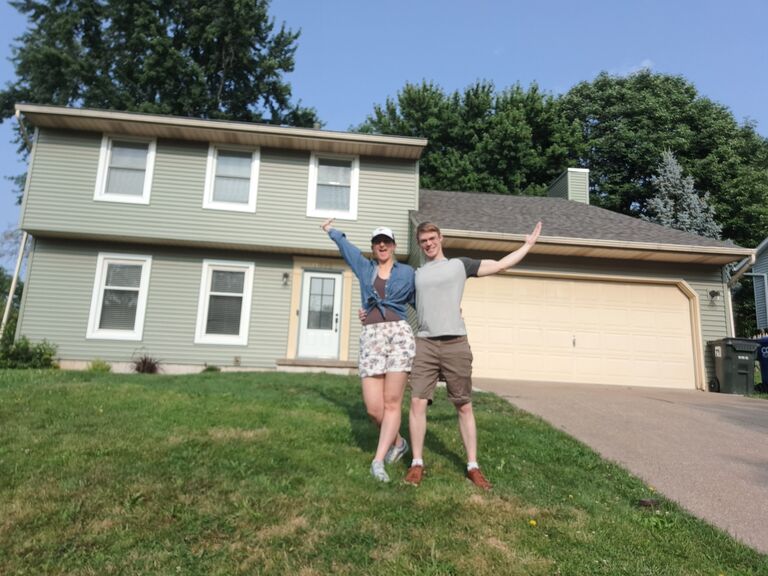 Matthew and Lauren bought a house!