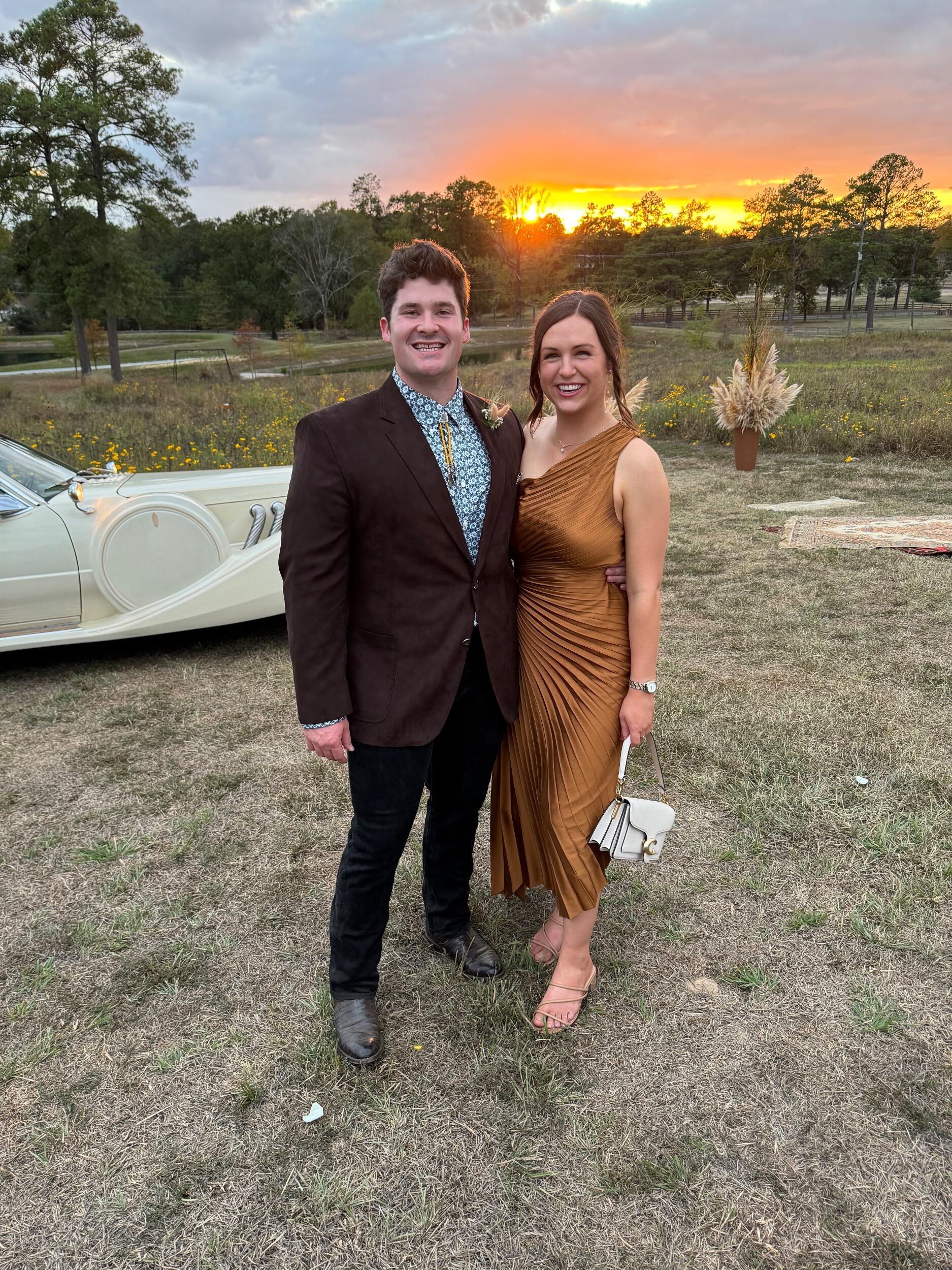 Celebrated Garrison's sister Ainslee and Hunter's wedding at the Grant home (Mike and Sheri Grant's home), where we are also having our reception!