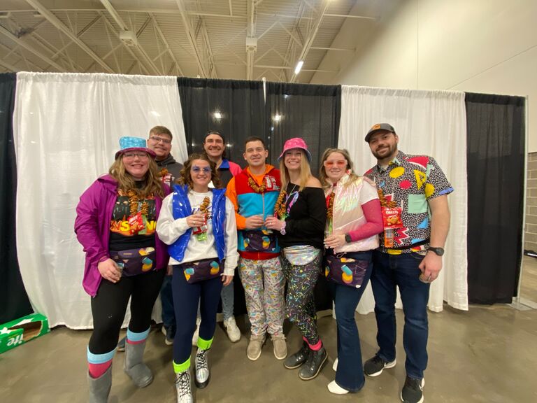90's were back in style at the themed Beer and Cheese Fest