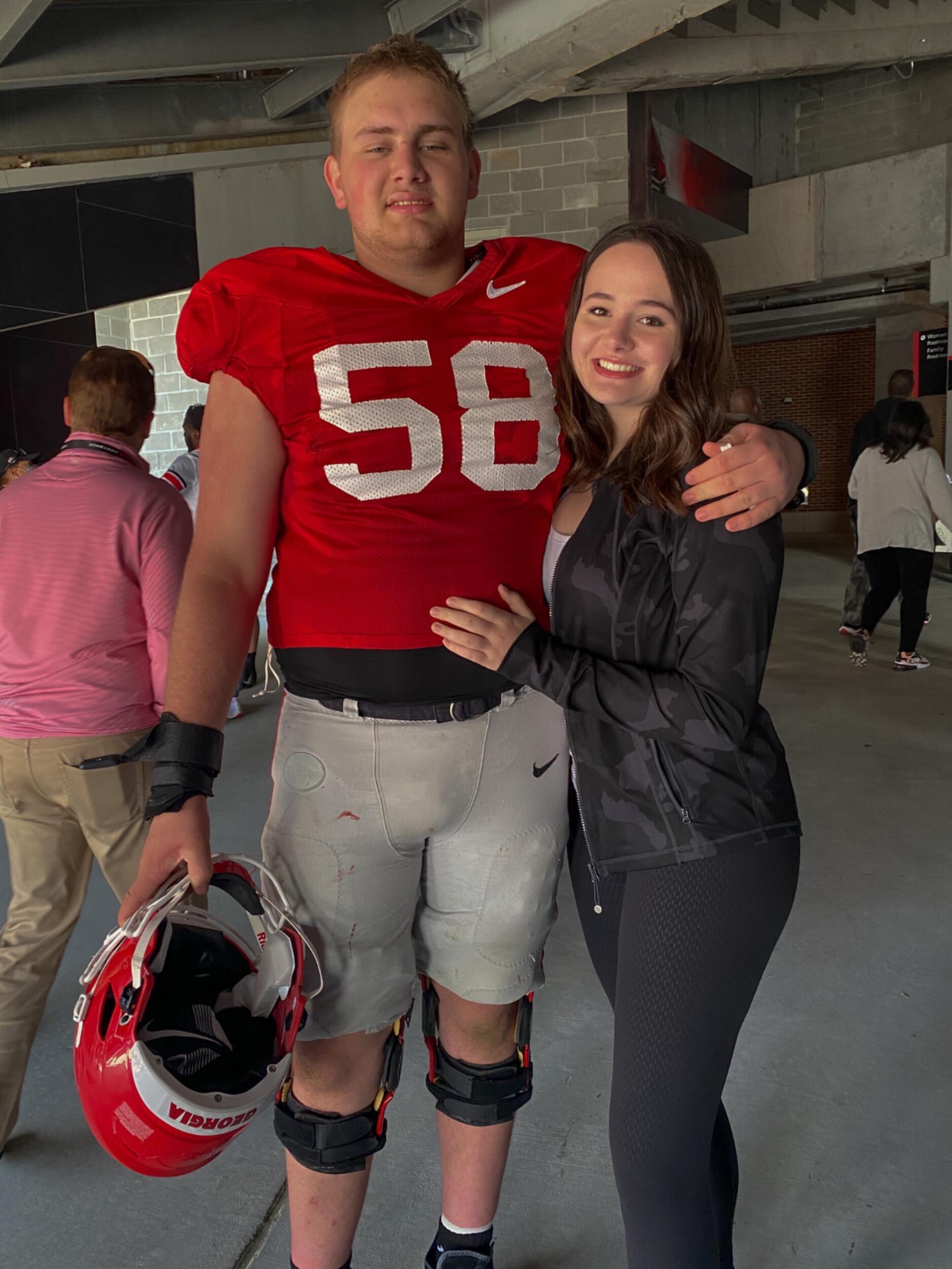 Our first UGA spring game!