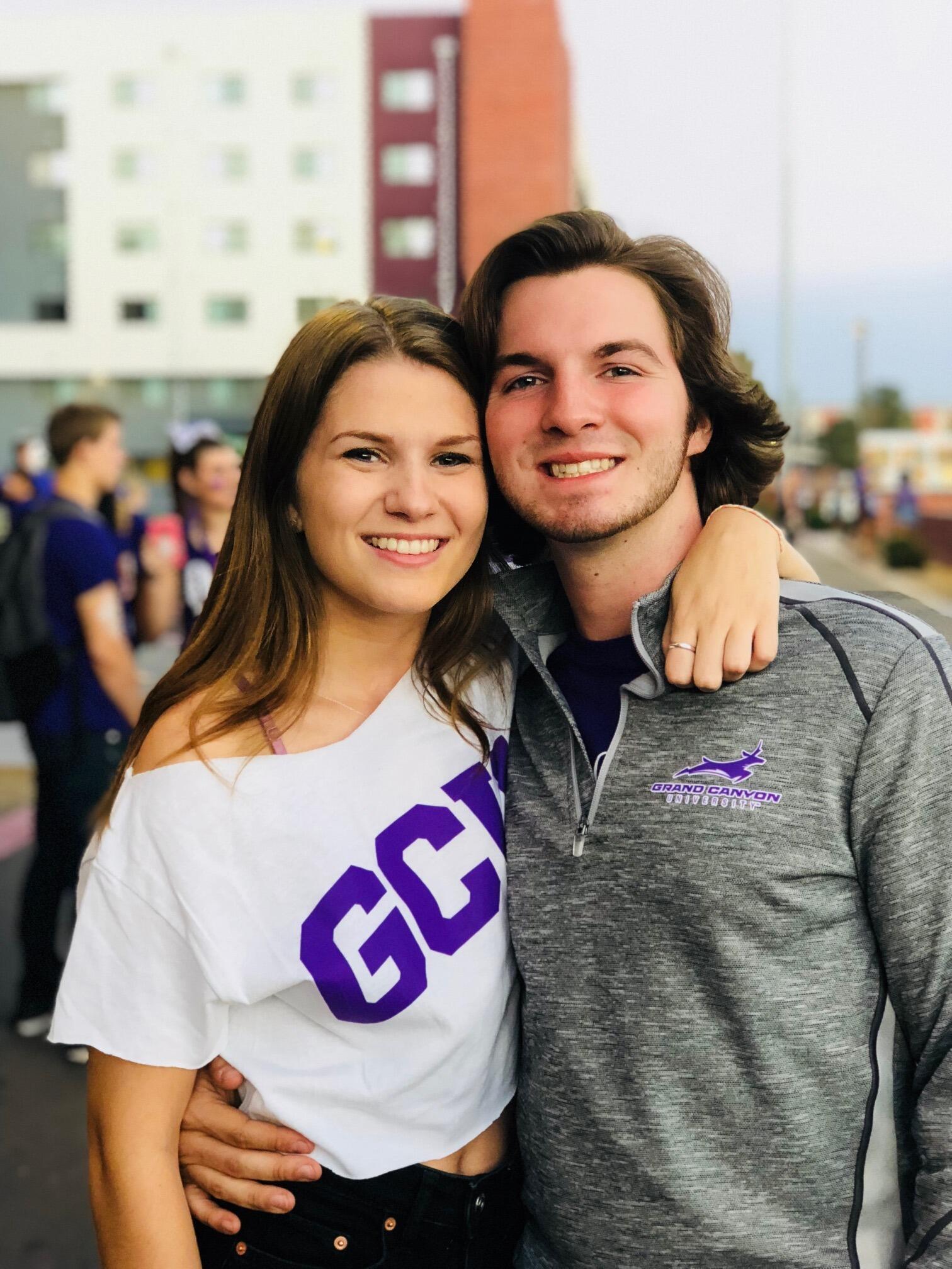 Started college together at Grand Canyon University 