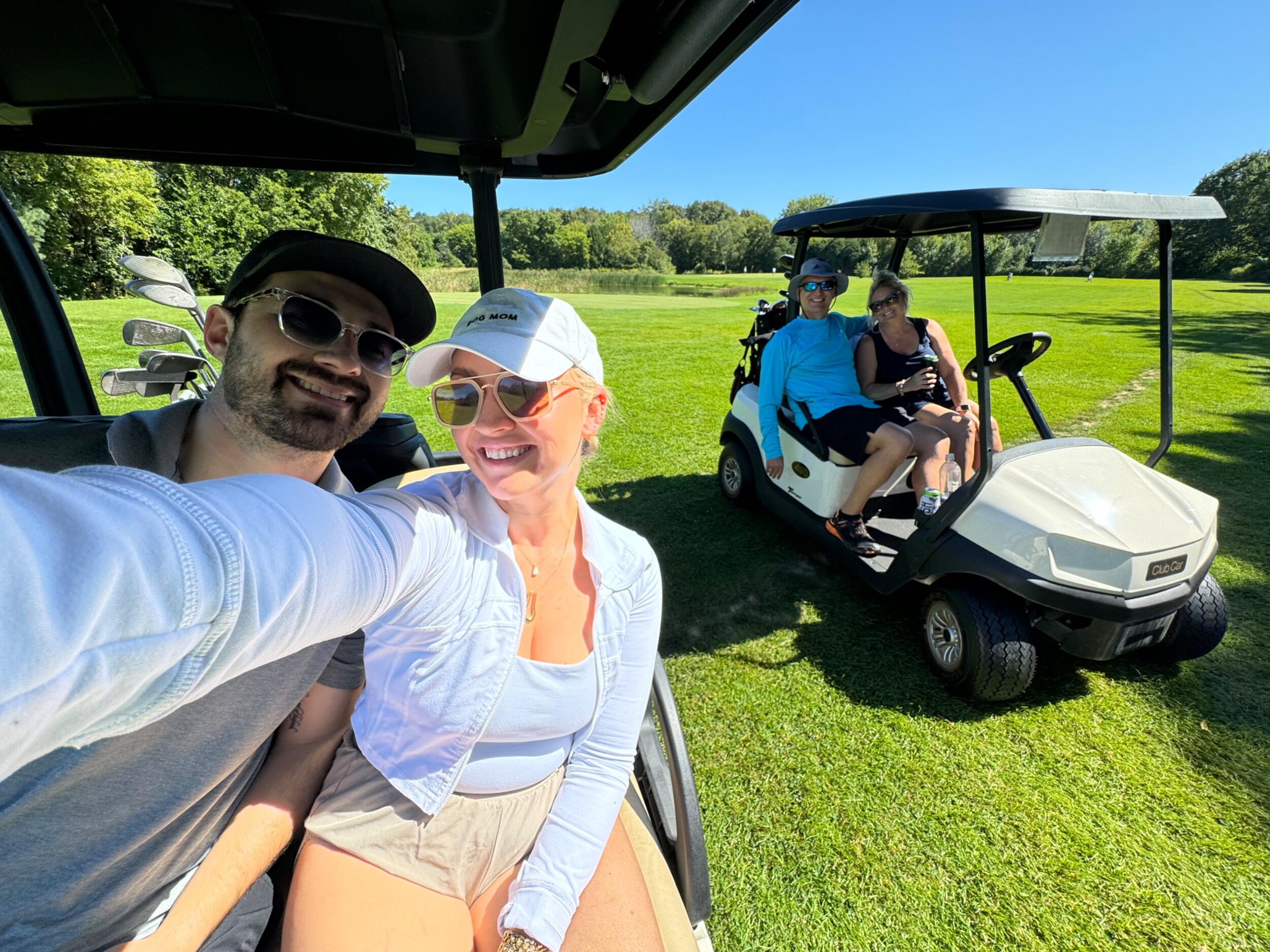 Golfing with Steverino and Tracelina