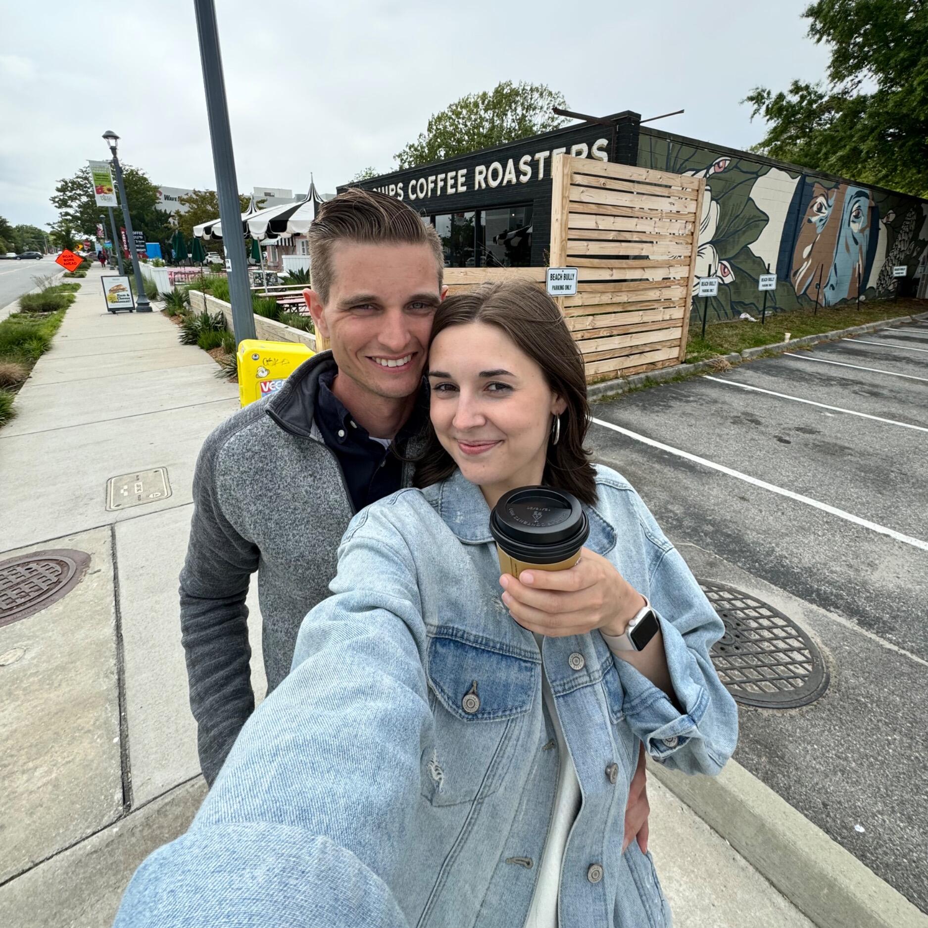An afternoon coffee at the place we had our first date. Something we like to do often!
