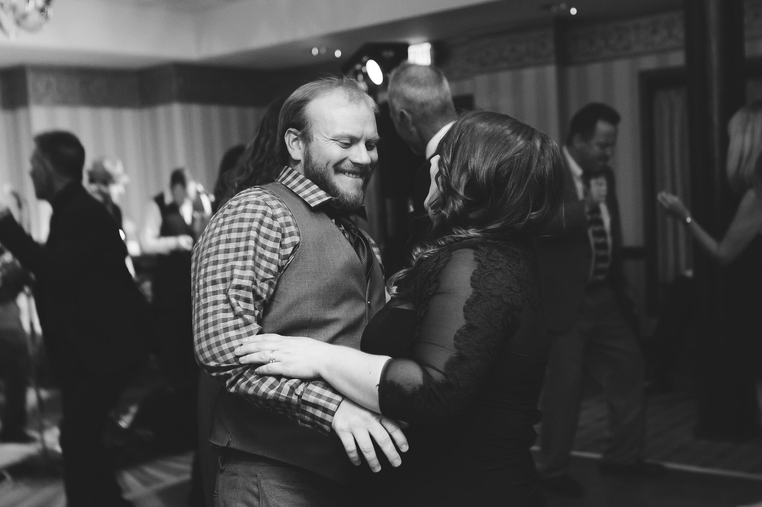 First wedding together - Brit and Chris Wagner's 