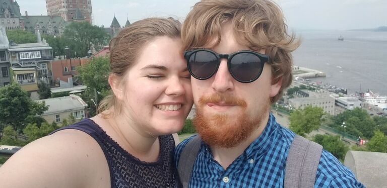 Carrie and Josh's first trip together, to Quebec City!