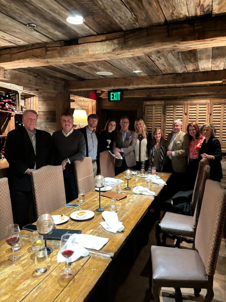 Huntsville, Alabama - celebrating Carlton's 80th Birthday, the night before our engagement party -  with longtime friends, Laurie & Tommy, Shep's siblings, Bo & Sara, Ashton's parents, Nathan & Michelle, and Shep's parents, Alma & Carlton!
