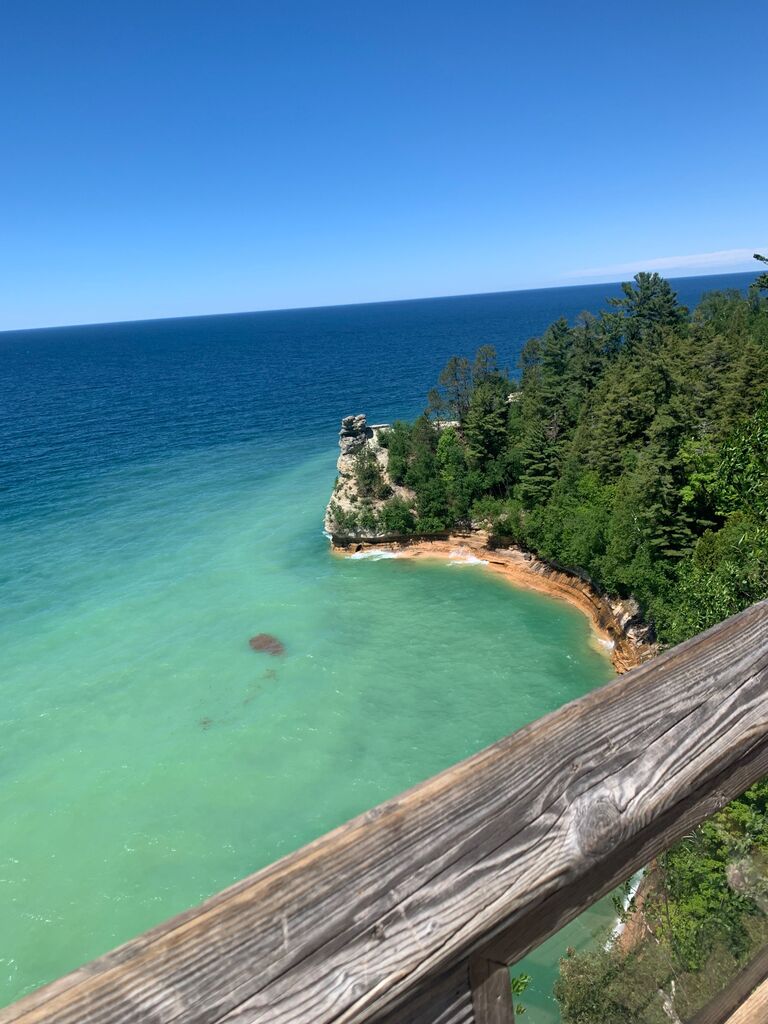 Traveled to Pictured Rocks with Tara's parents