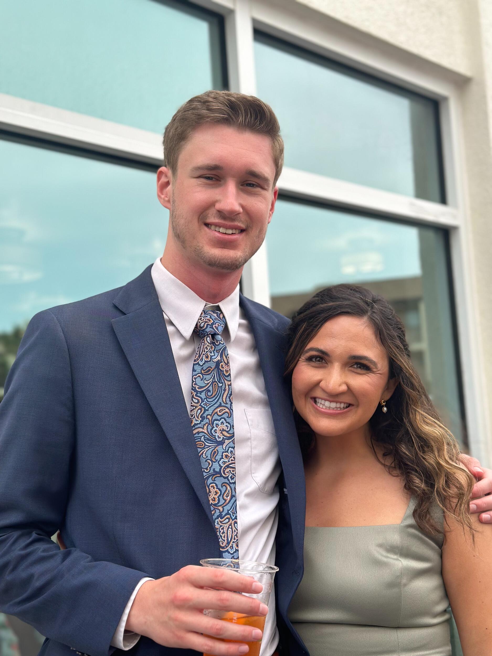 Nick was a champ for coming to so many different weddings with me. This was in St. Augustine for my bestie Trish's wedding where I was Maid of Honor!