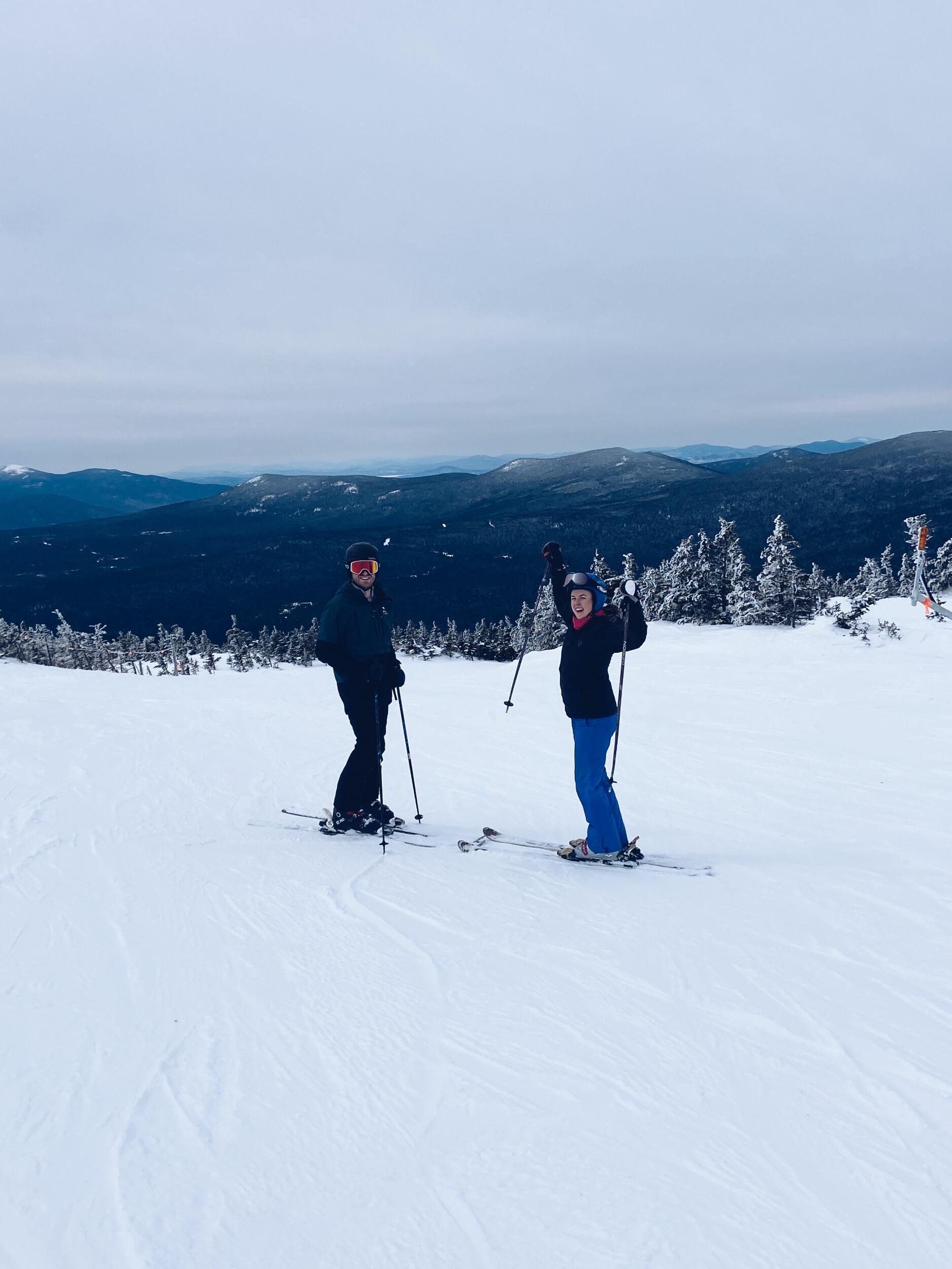 Chris's first trip (of hopefully many) to Sugarloaf ⛷ 