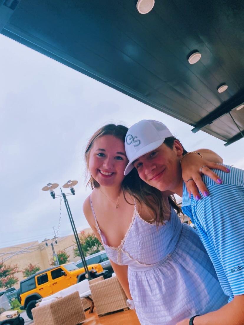Our first REAL photo together! Still just friends :) 