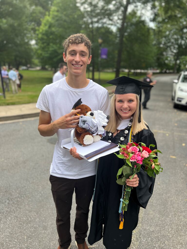 Adara's college graduation