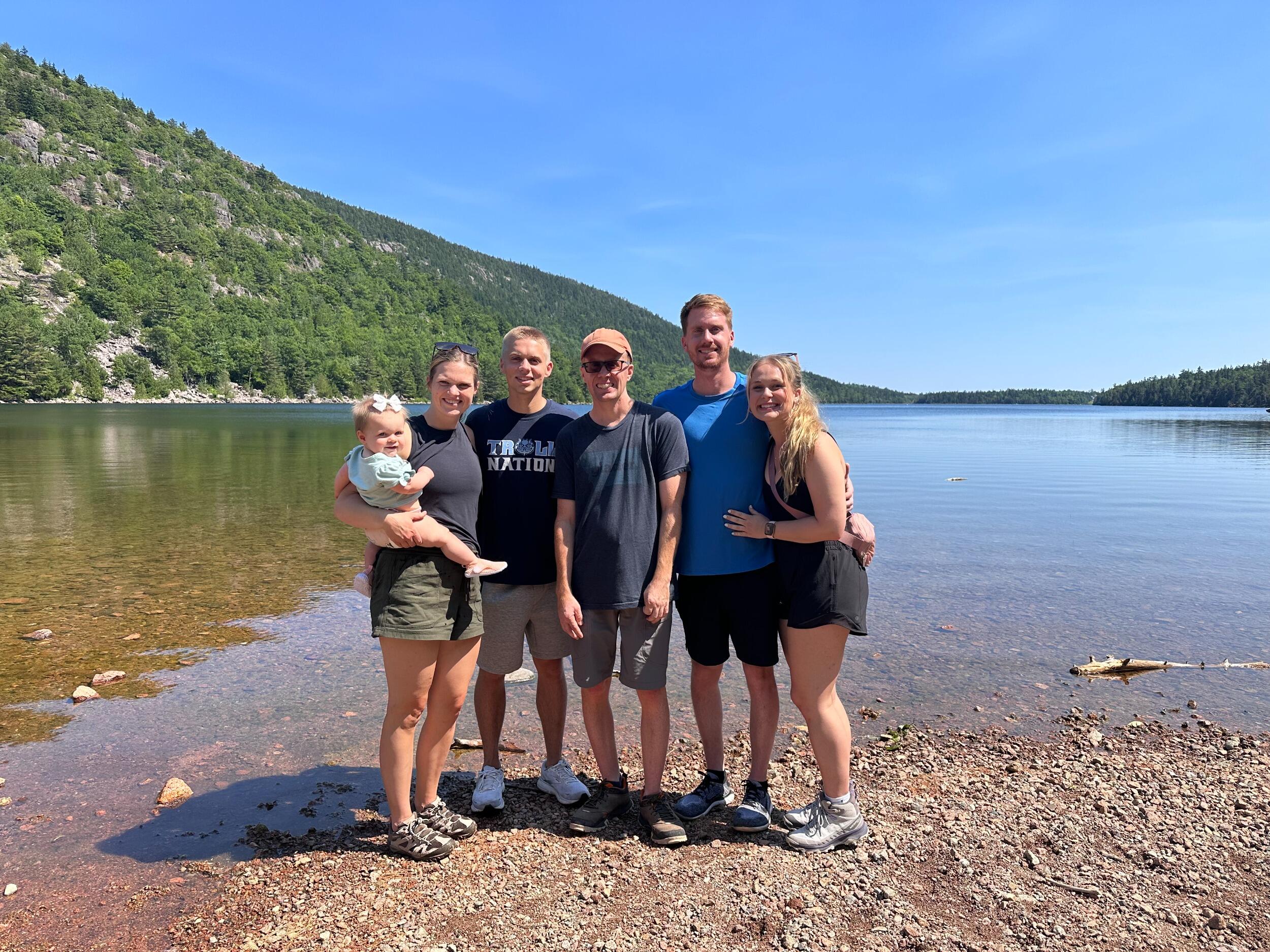 Trip to Acadia National Park with Nate's Family