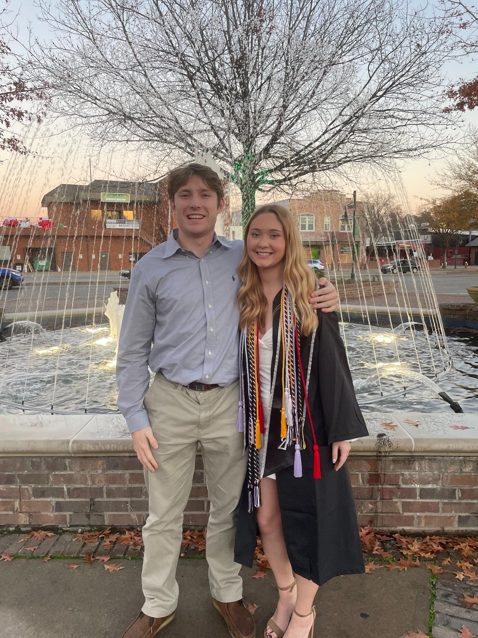 The first of many milestones celebrated together. Brenna's college graduation! 