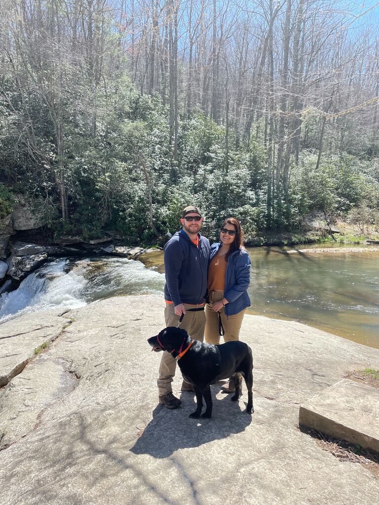 First vacation together, North Carolina.