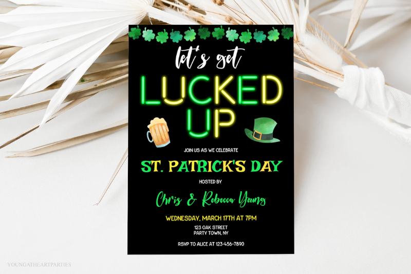 St. Patrick's Day Party Invitations 
