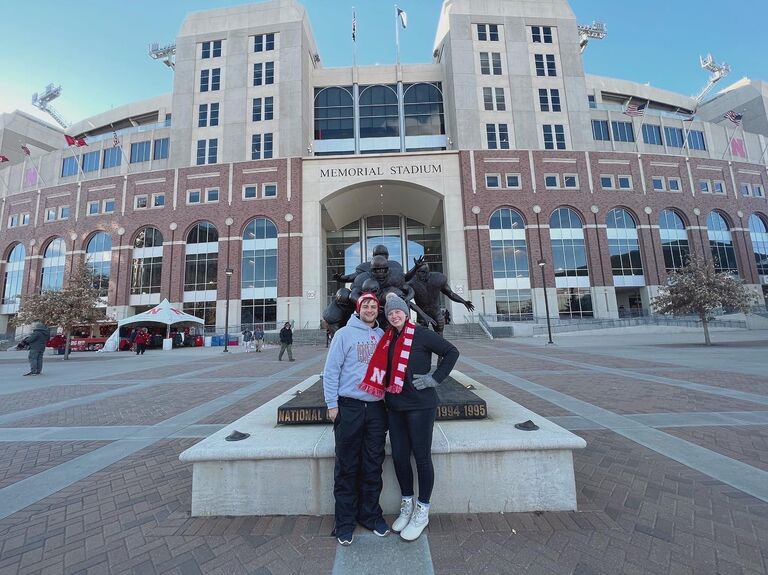 Went to lots of Nebraska football games.