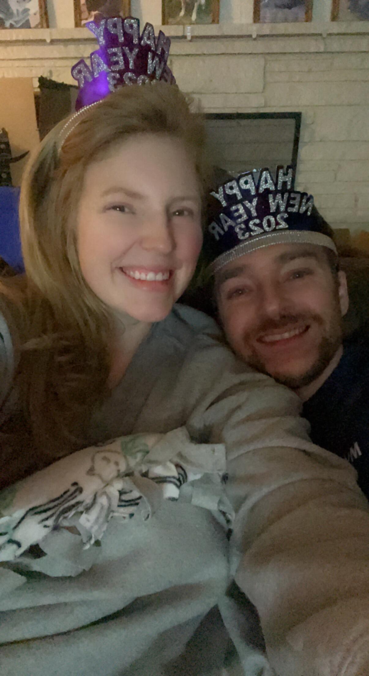 New Year's Eve 2023-  Andrew and Marissa's first new years living together!
