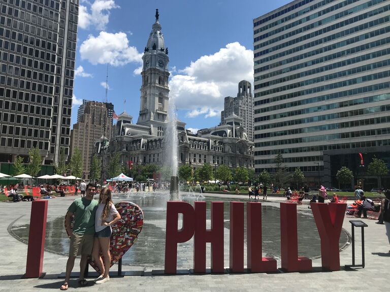 Victoria then moved to Philadelphia to start Physician Assistant school 