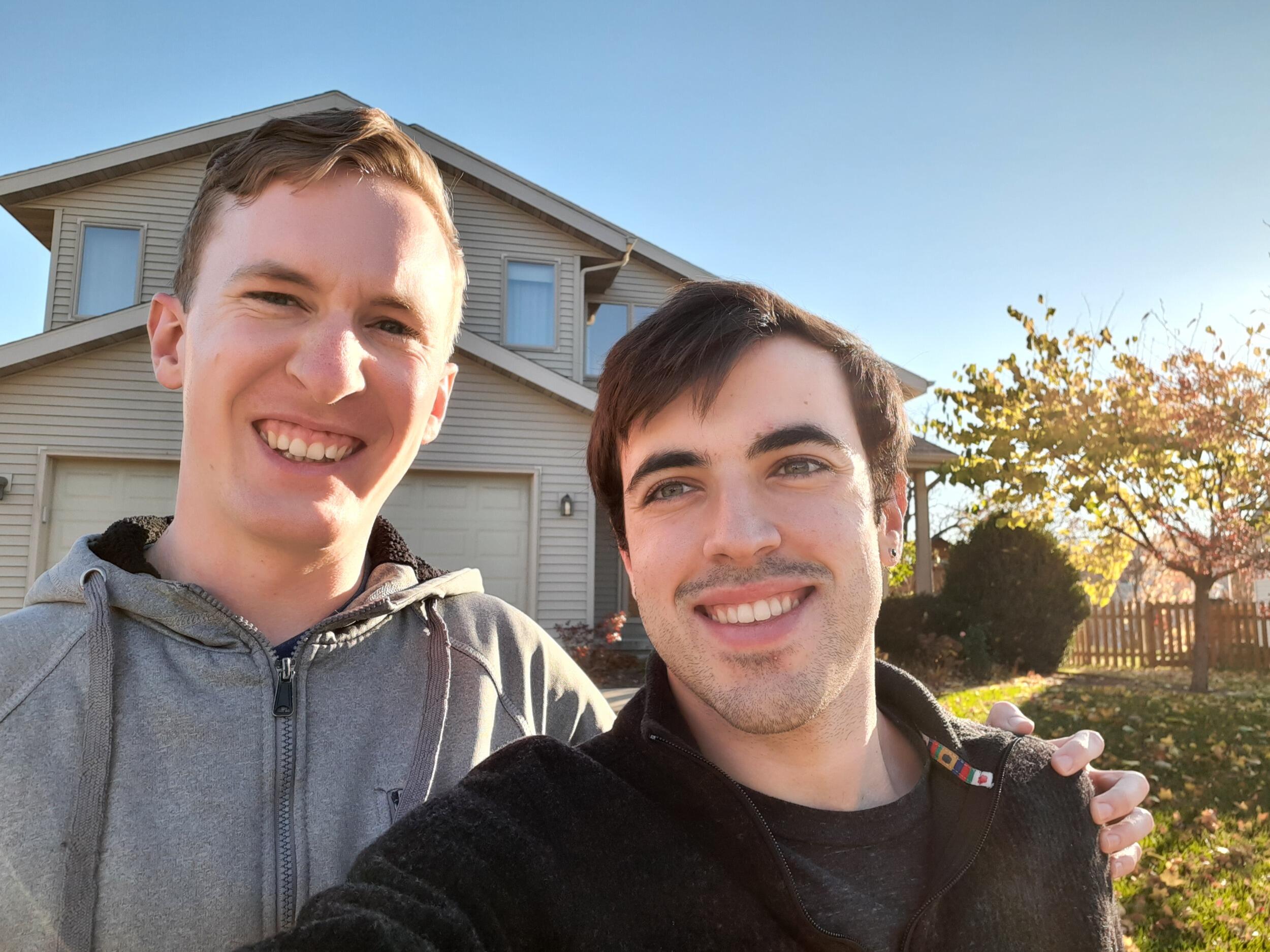 The day we moved into our house
