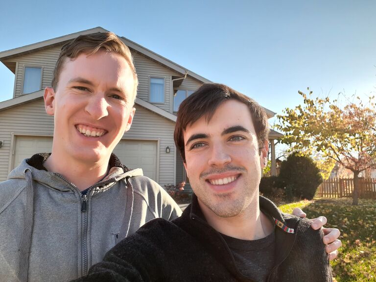 The day we moved into our house