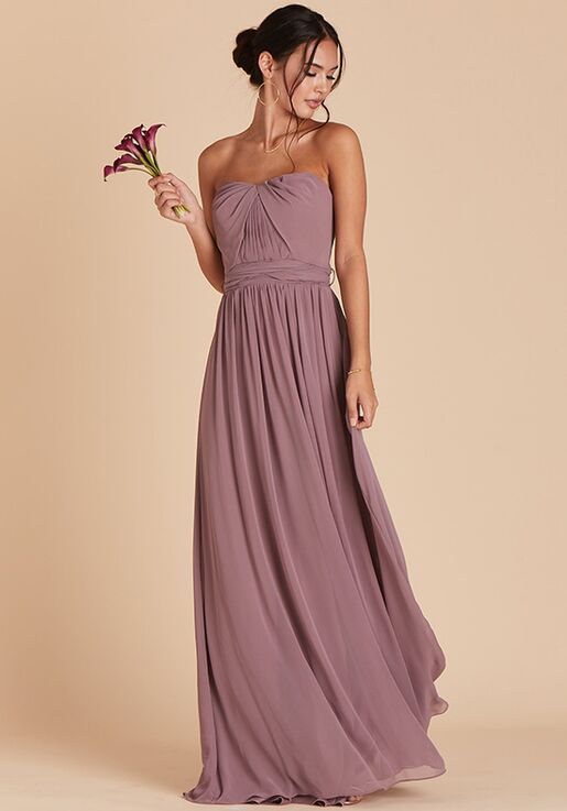 mauve purple dress