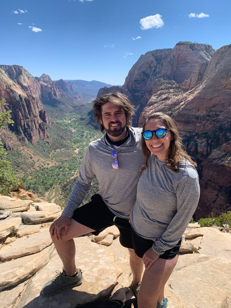 Zion National Park. Our favorite National Park! This was Chris's first time hiking Angels Landing and my 4th.