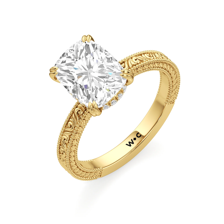With Clarity engagement ring