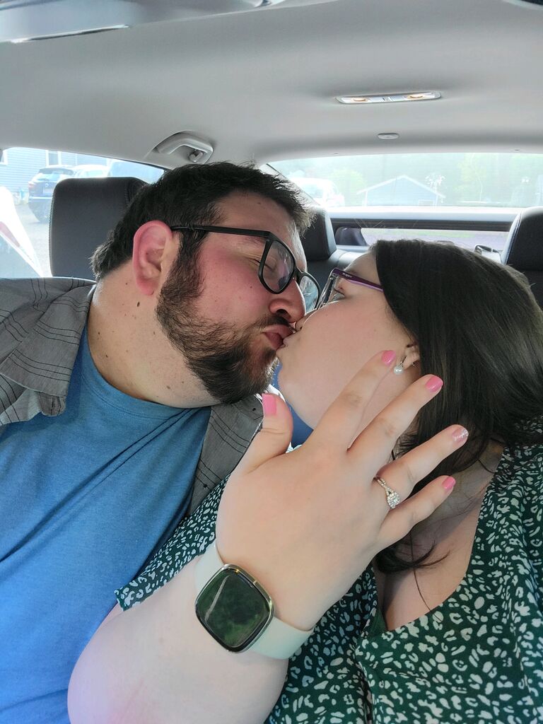 We're engaged!! 
•Oxford, MA