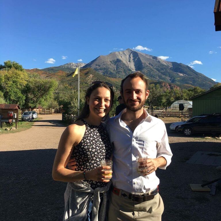 Harvest Festival at Sustainable Settings, after moving to Carbondale together.