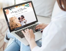 How and When to Share Your Wedding Website