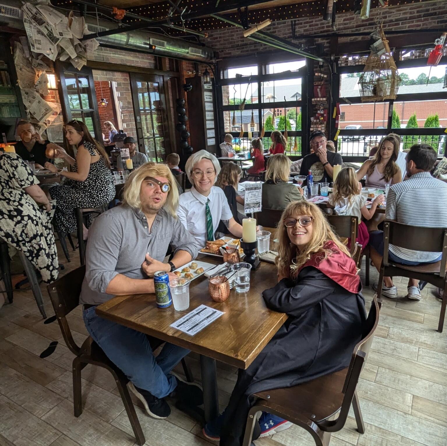 Expecto Some Fun: Jayne passed on her love of Harry Potter to Orin, so to celebrate the completion of the book series they attended a Harry Potter Pop Up Restaurant. 
