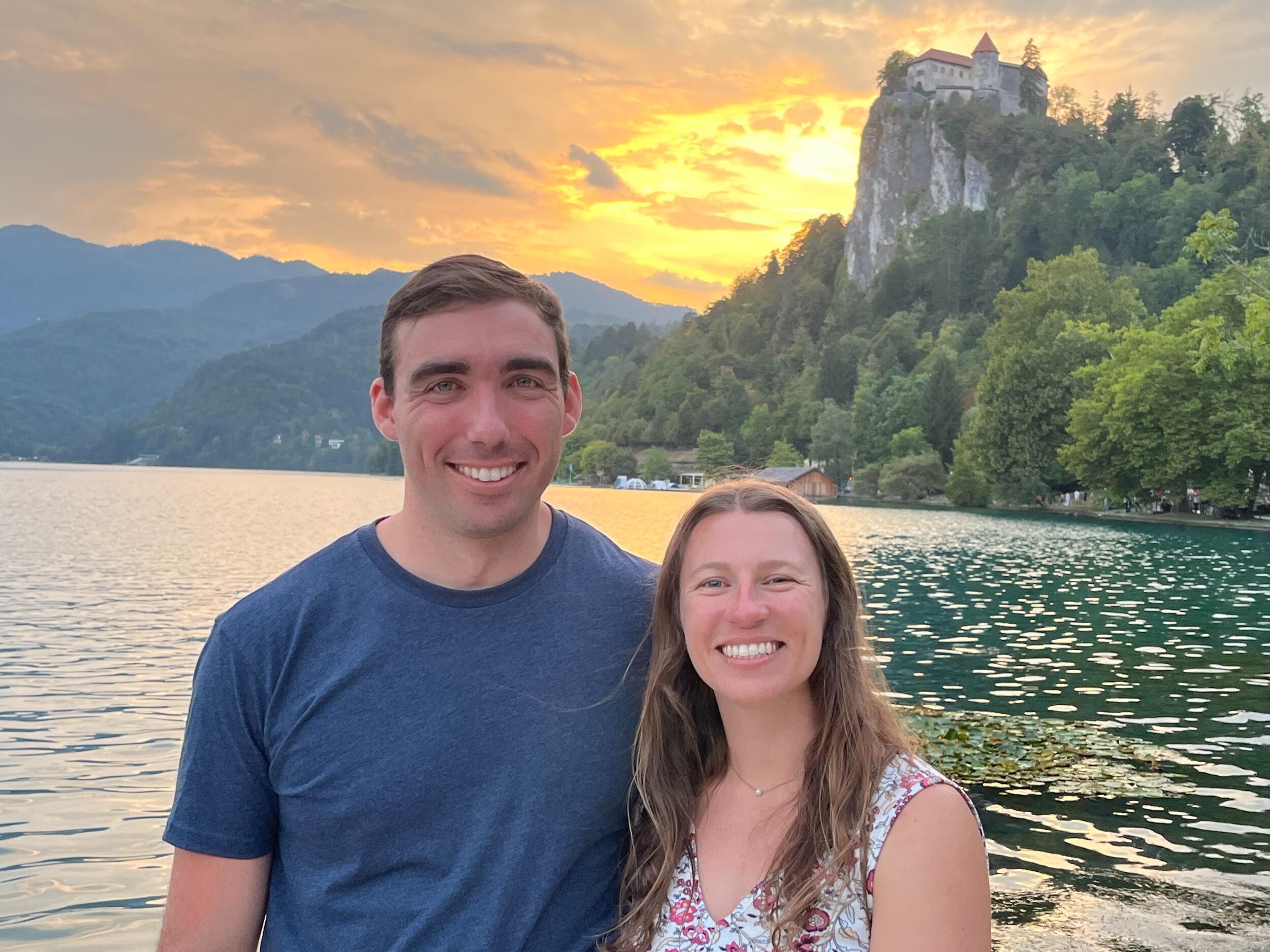 Slovenia with Kristen's family 