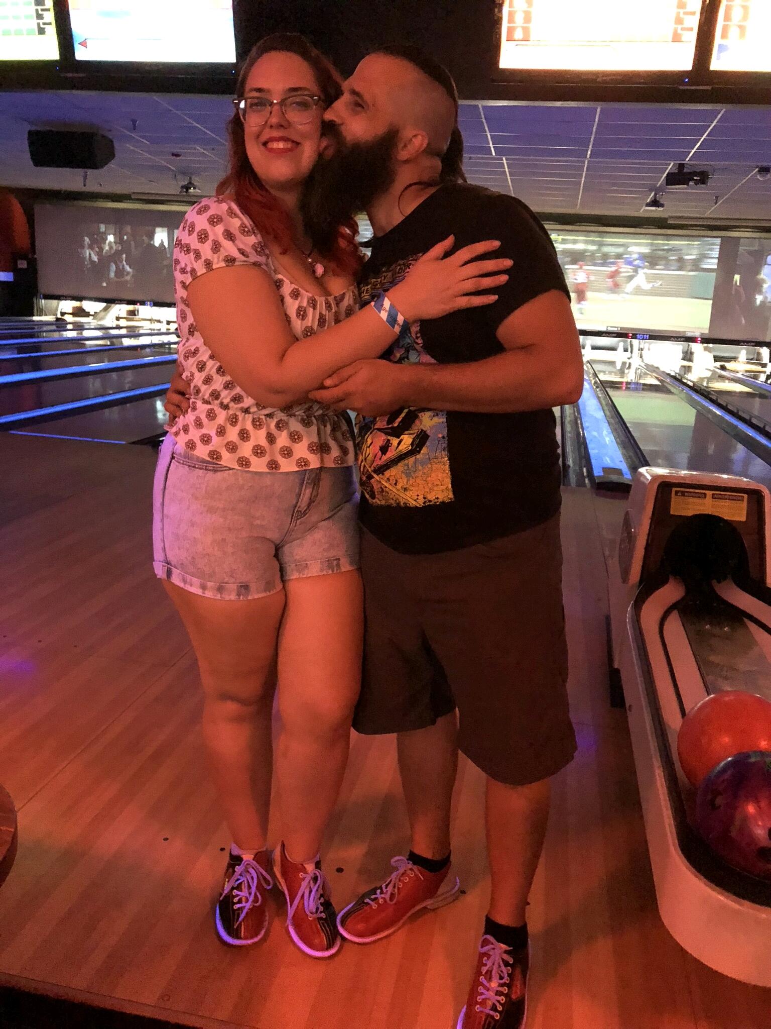 Family bowling in Glendale, AZ