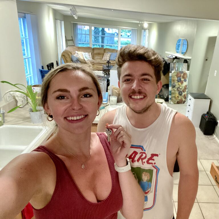 Our first place together