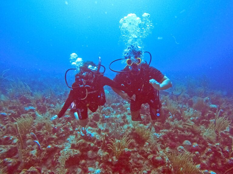 Diving near Playa Santa, Puerto Rico