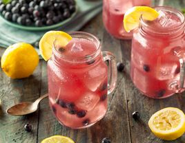 Sangria in a mason jar