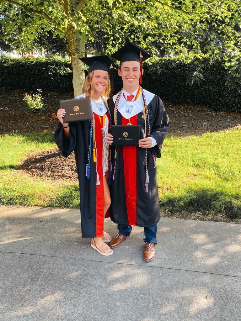 High school graduation - not how we planned, but still so special. 