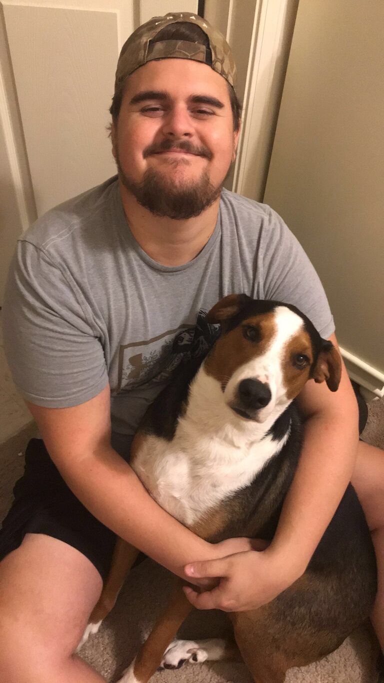 Jax moved in with us permanently
