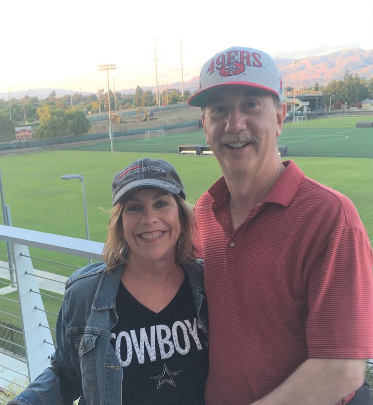 Cowboys played the 49ers at Levi Stadium, Santa Clara, CA