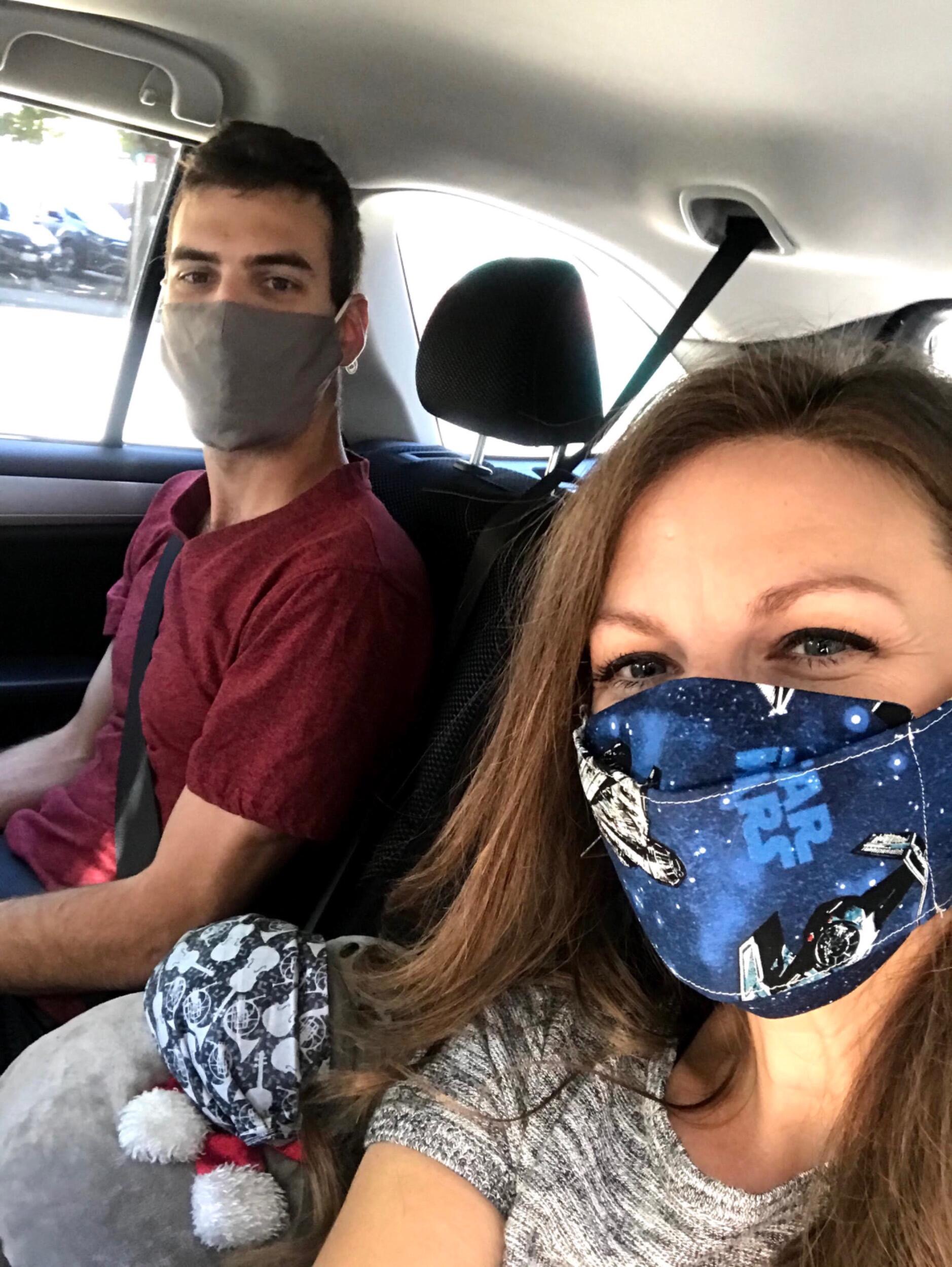 The pandemic hit