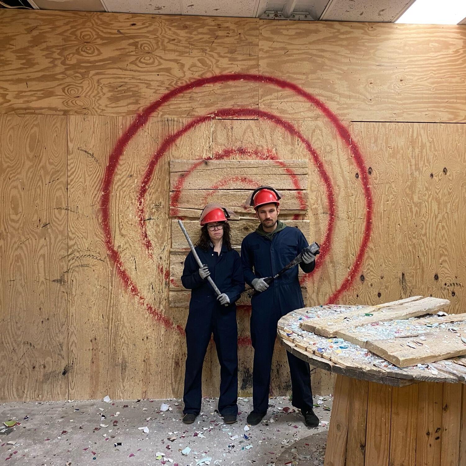 Troy took me to a smash room for my birthday. 