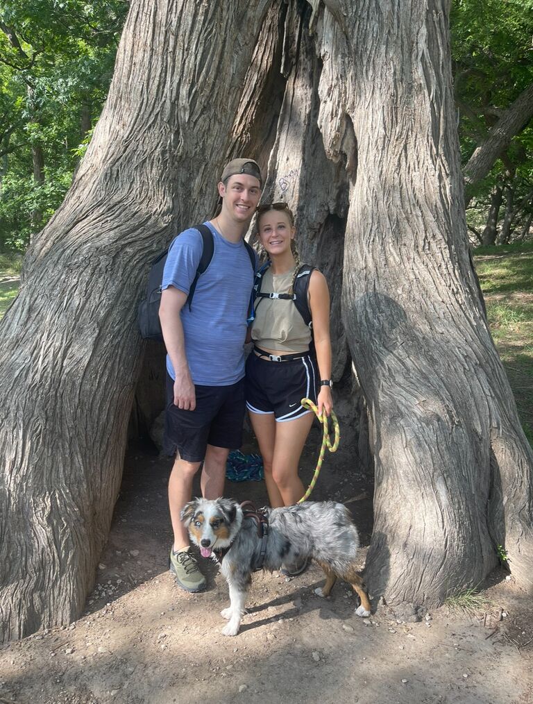 Our first hiking trip with Polo in Concan 